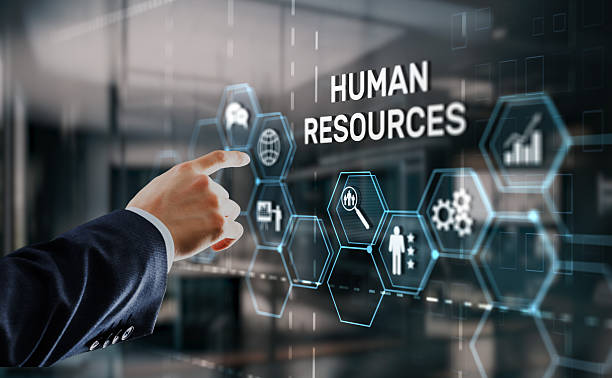 modern human resources hiring job occupation concept. business technology.